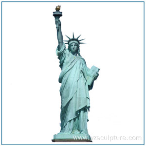 Antique Life Size Bronze Statue Of Liberty